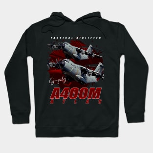 A400M Tactical Airlifter Heavy Aircraft Hoodie